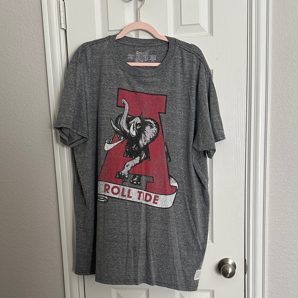 Original Retro Brand Big & Tall Triblend Charcoal Roll Tide Tee